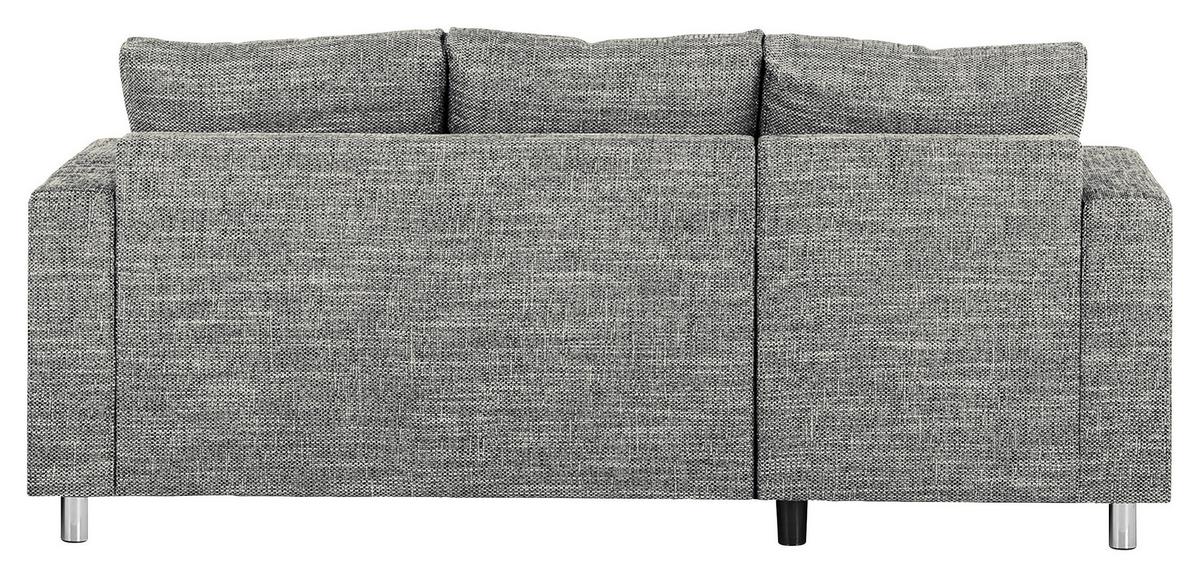 Ecksofa Grenwood Grau B: 144x200 Cm - Chromfarben/Grau, Design, Textil (144/200cm) - MID.YOU