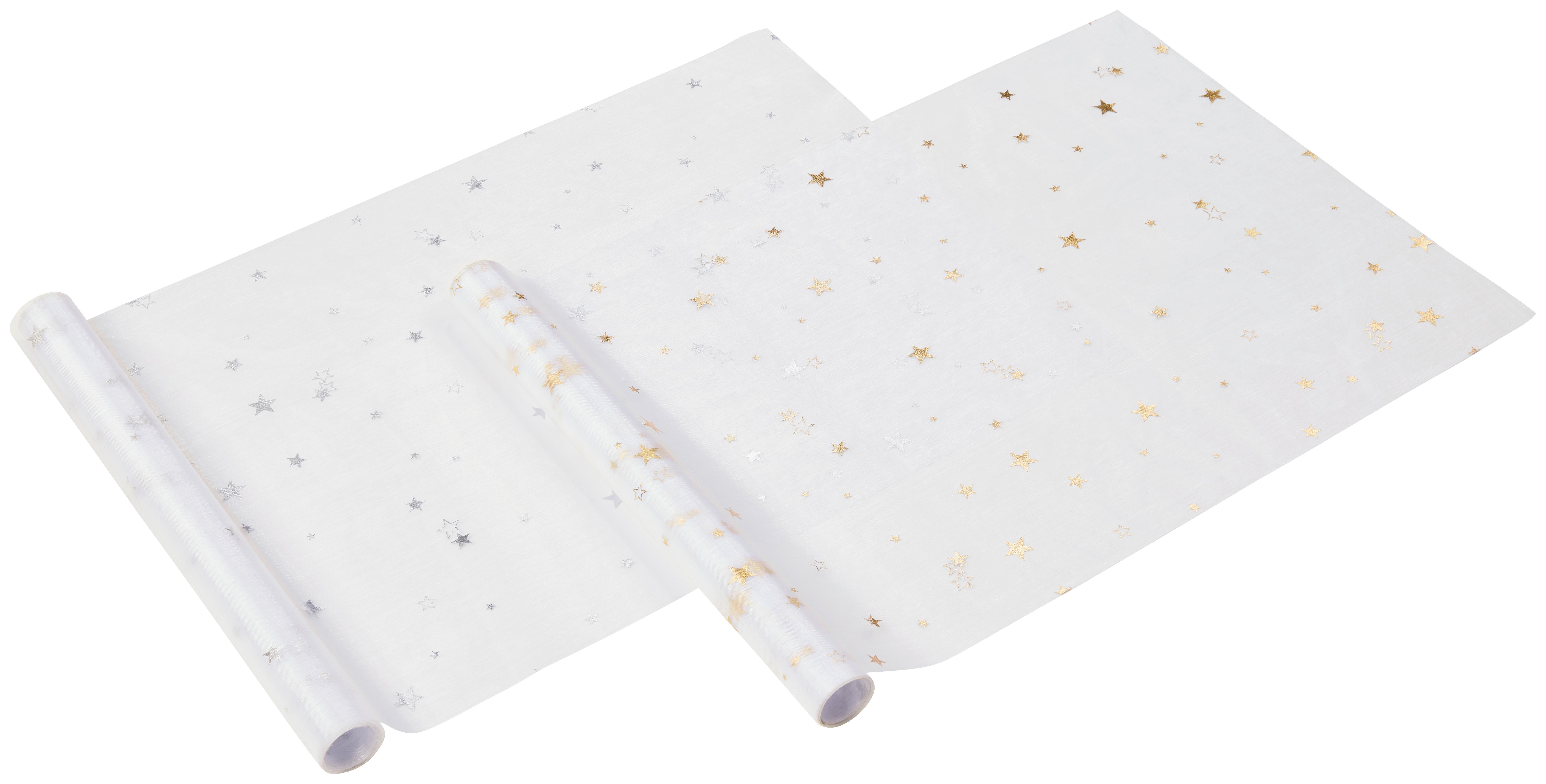 Tischläufer Stars - Goldfarben, KONVENTIONELL, Textil (35/300cm) - Ondega