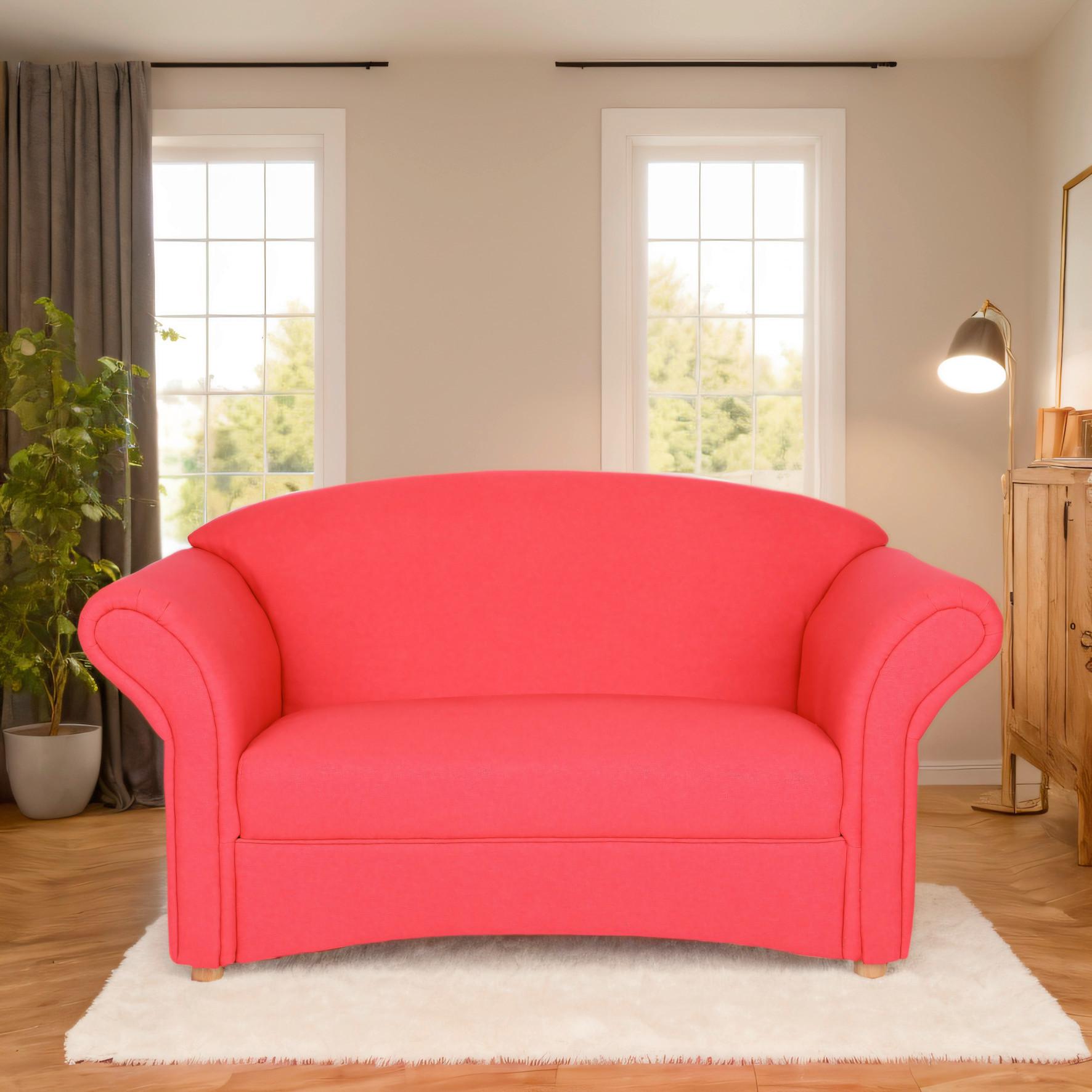 2-Sitzer Loretta rosa, ca. 204x83x85 cm