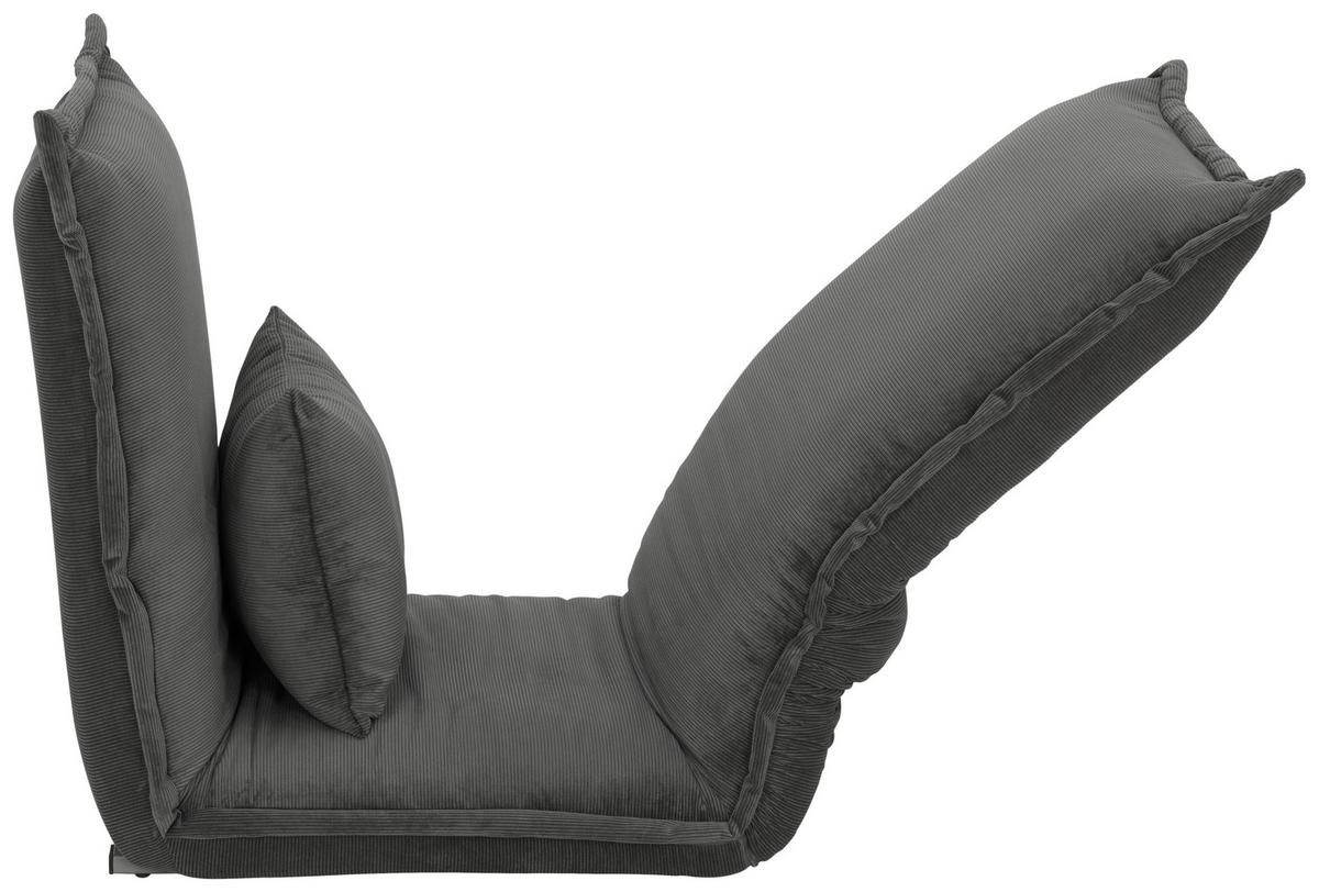 Schlafsessel Jan - Silberfarben/Grau, MODERN, Textil (77/73/87cm) - MID.YOU