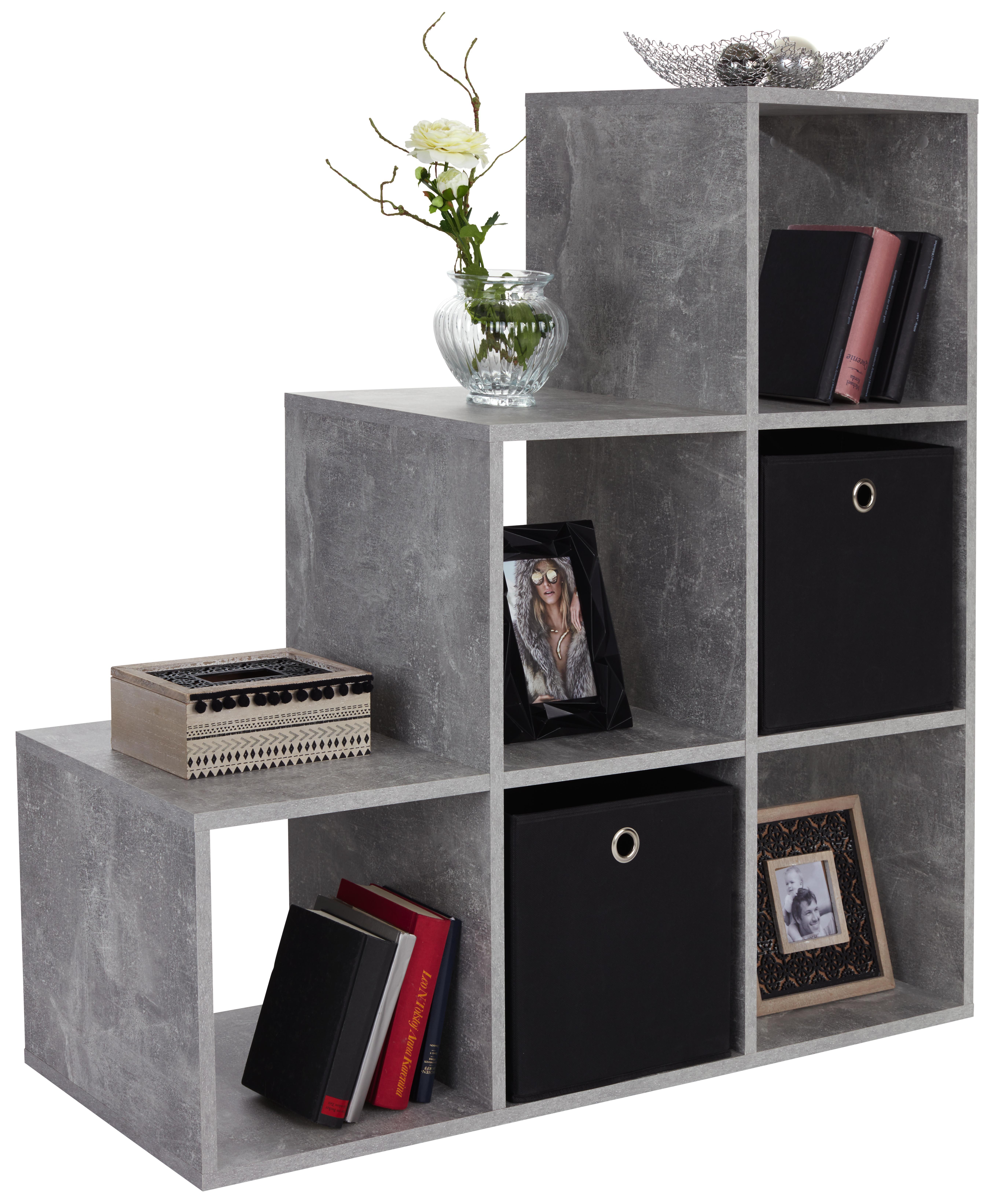 Raumteiler Pisa 04 - Grau, MODERN, Holzwerkstoff (112/114/35cm)