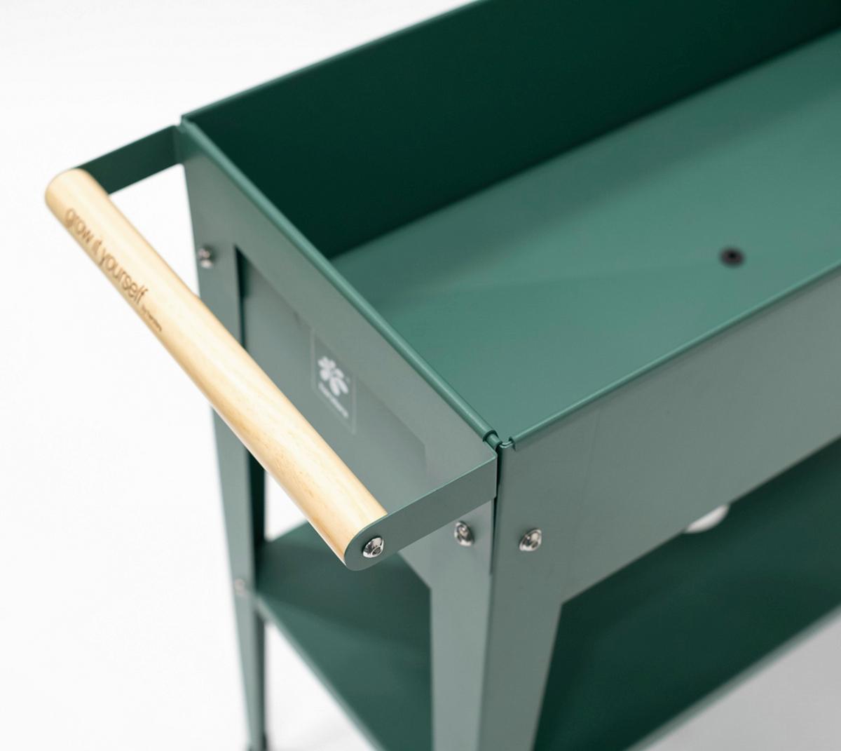 Hochbeet Kräuterfabrik Urban - Olivgrün, Basics, Metall (35/80/75cm)