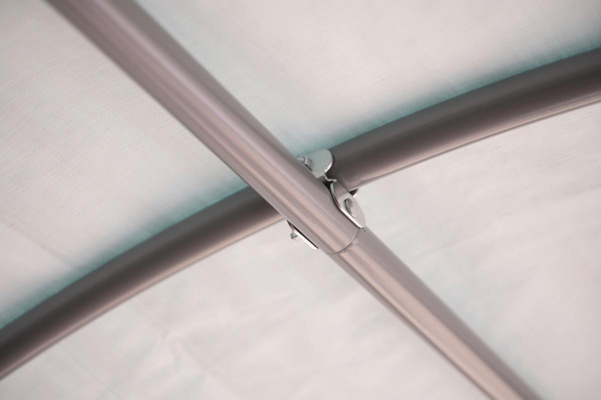 Minigaráž 18,3m2 - zelená, Basics, kov/plast (610/300/240cm)
