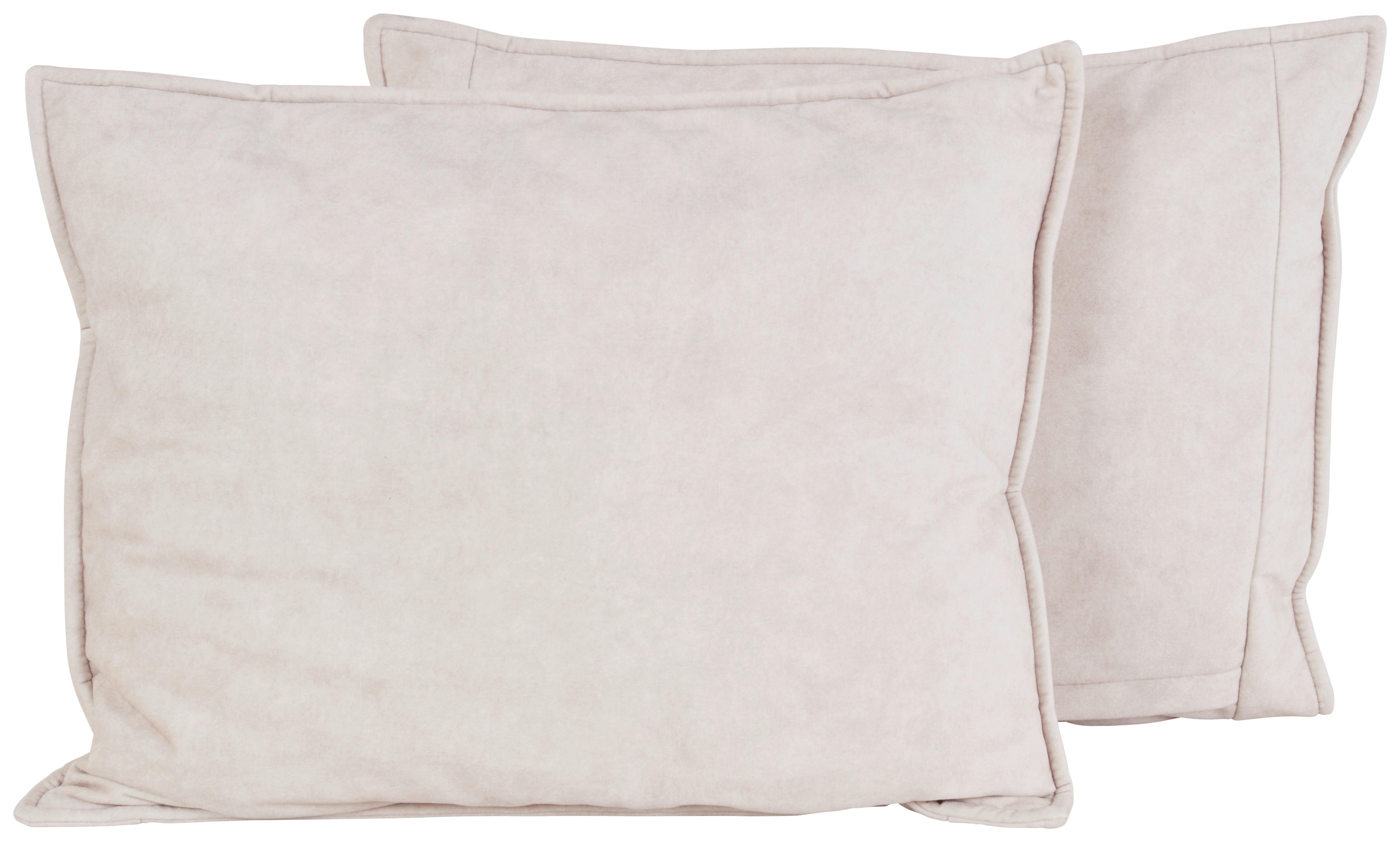 Zierkissen Lea 72x57 cm Polyester Creme mit Zipp - Creme, KONVENTIONELL, Textil (72/57cm) - Luca Bessoni