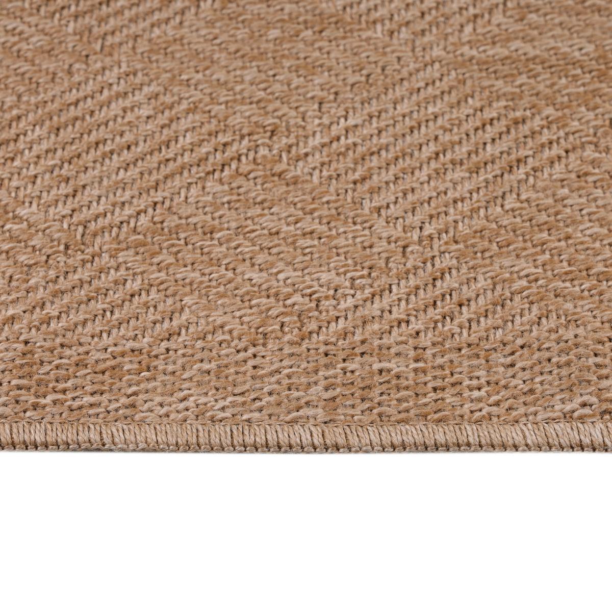 Outdoorteppich Dhaka - Beige, Basics, Textil (200/290cm) - Novel