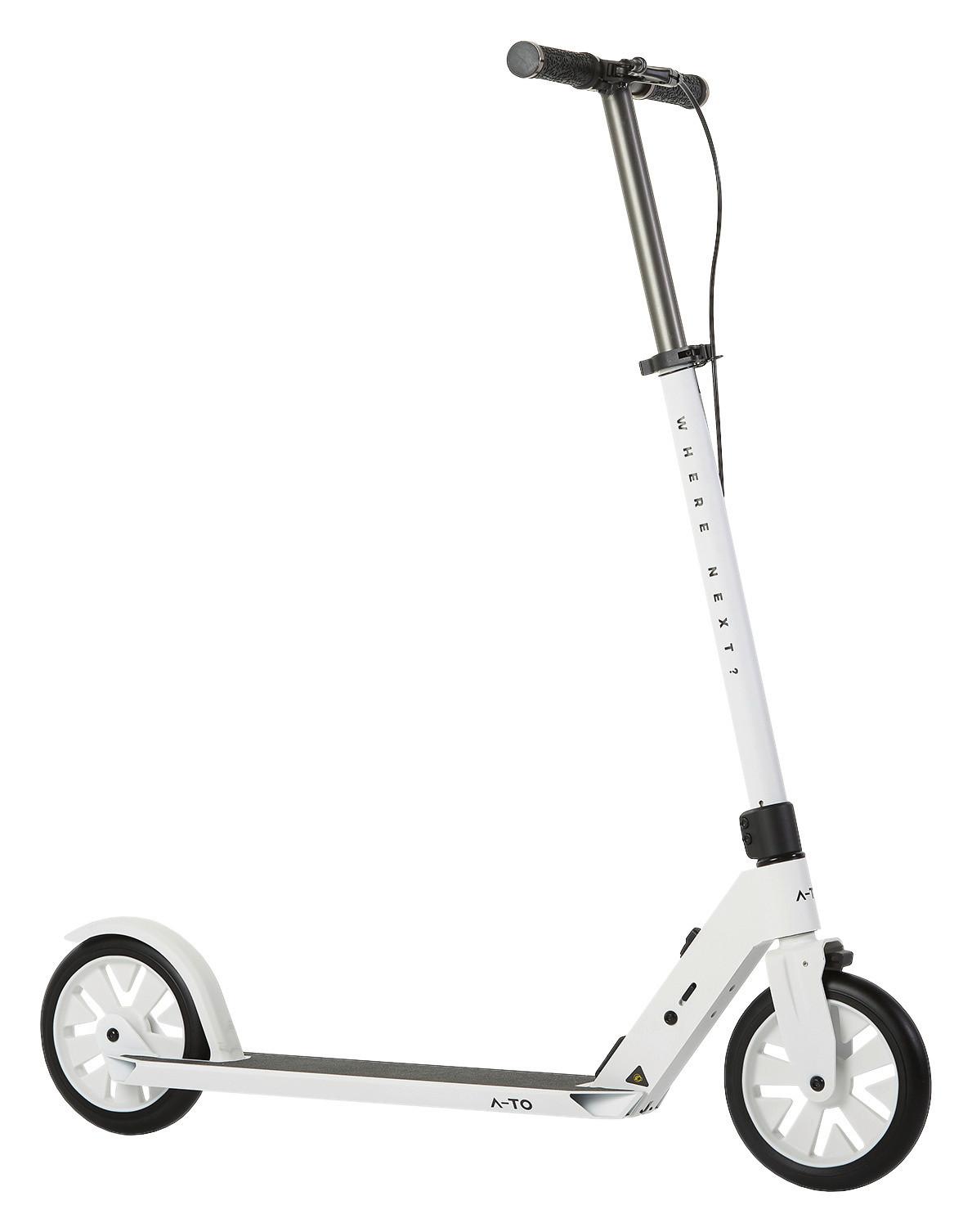 Kickscooter Ultimo Weiß Ø 200 mm - Weiß, KONVENTIONELL, Metall