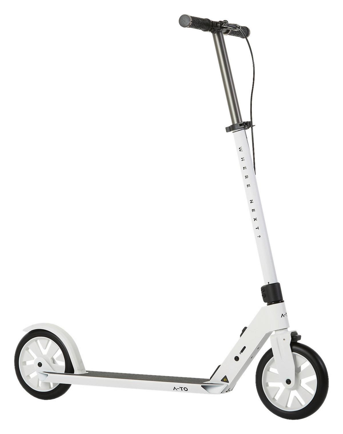 Kickscooter Ultimo Weiß Ø 200 mm - Weiß, KONVENTIONELL, Metall