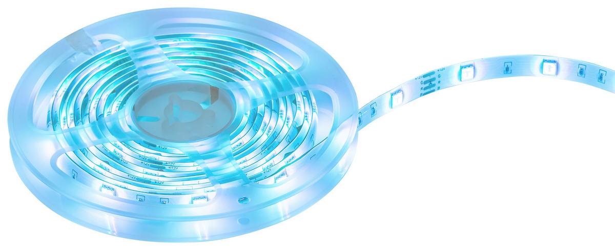 Led Díszlámpa Malte - fekete/fehér, Modern, műanyag (500cm) - Luca Bessoni