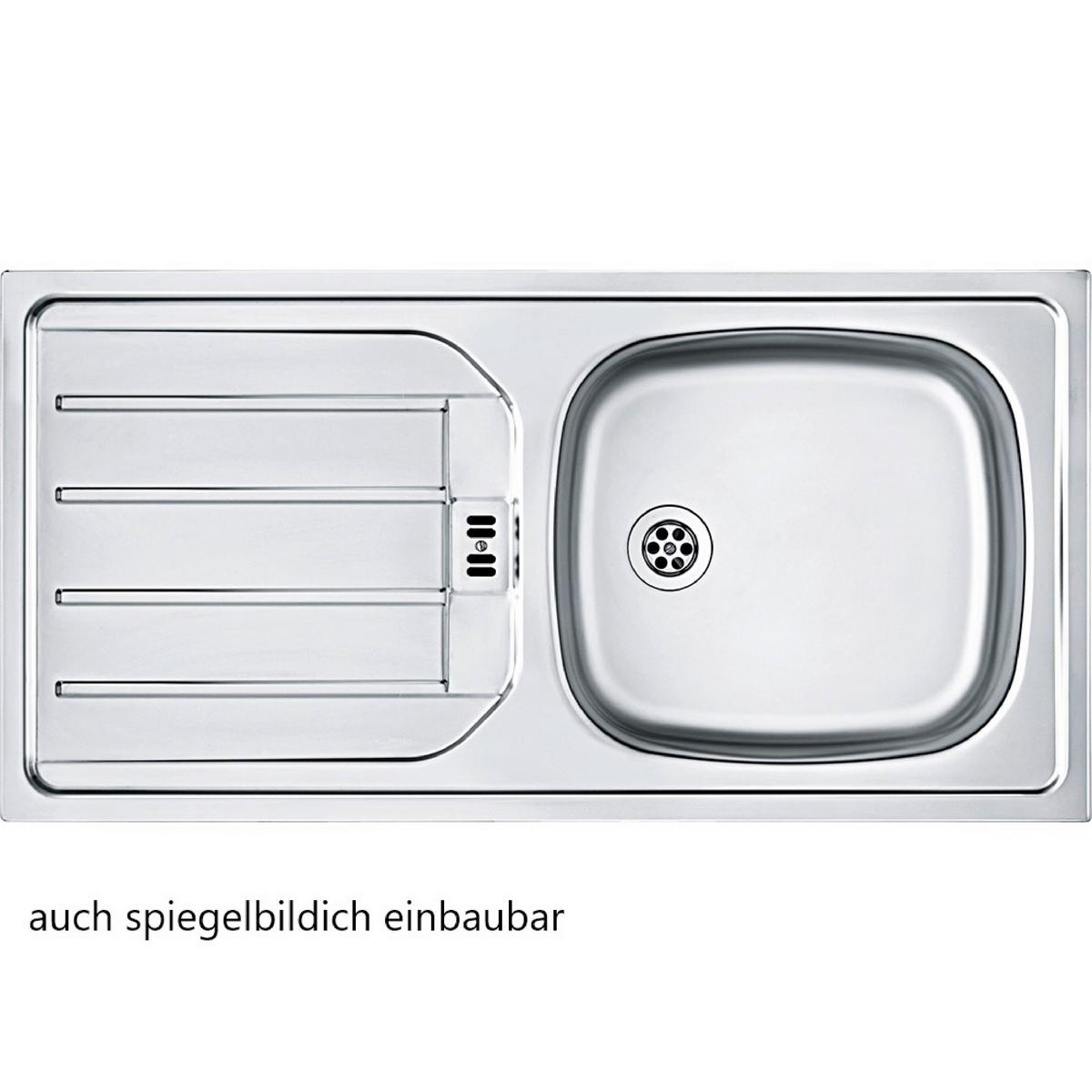 Küchenzeile Sorrento ohne Geräte 360 cm Anthrazit - Eichefarben/Anthrazit, MODERN, Holzwerkstoff (360cm) - Held