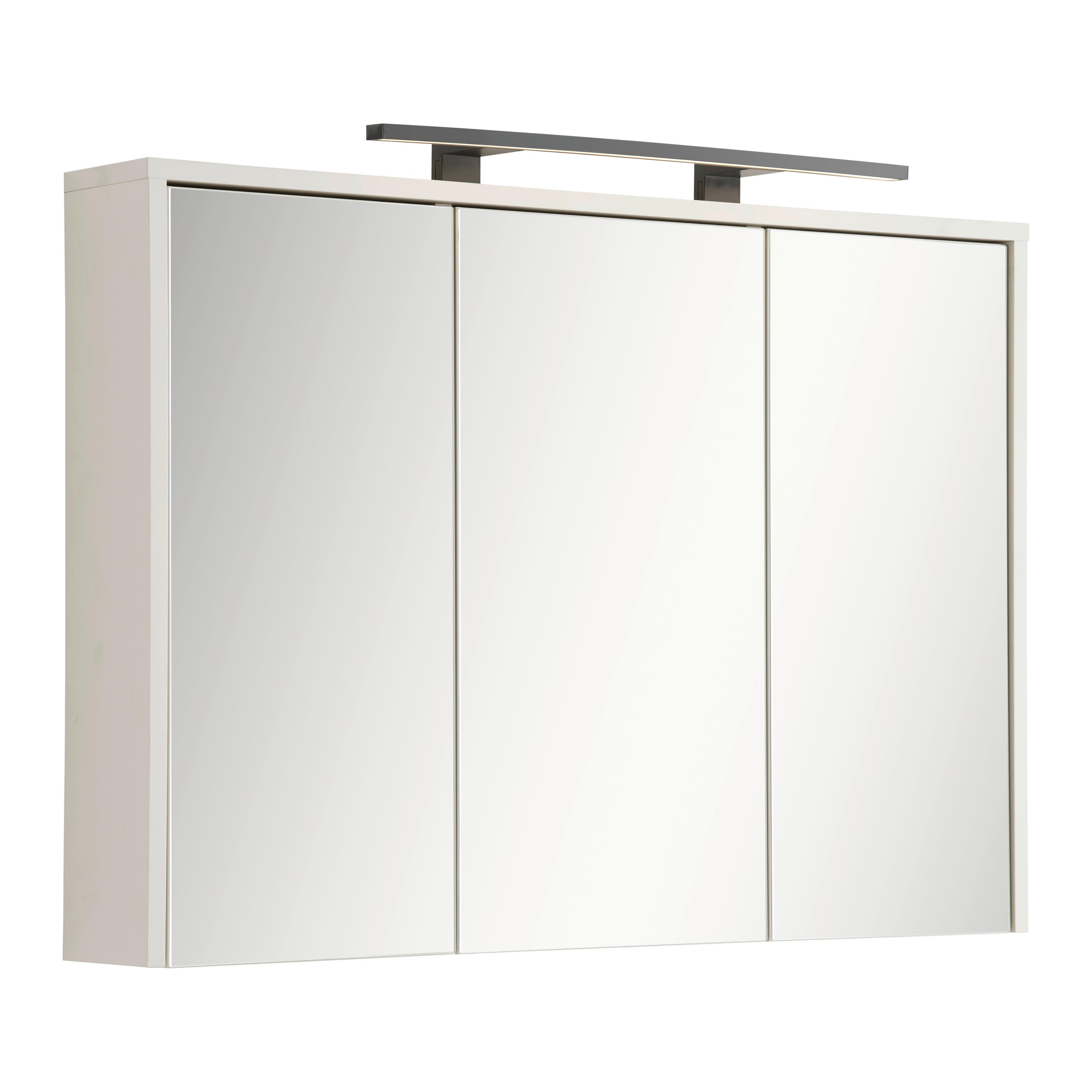 Zrcadlová skříňka SOPHIA - kašmírová, Moderní, kompozitní dřevo/sklo (100/74/17cm) - Mömax