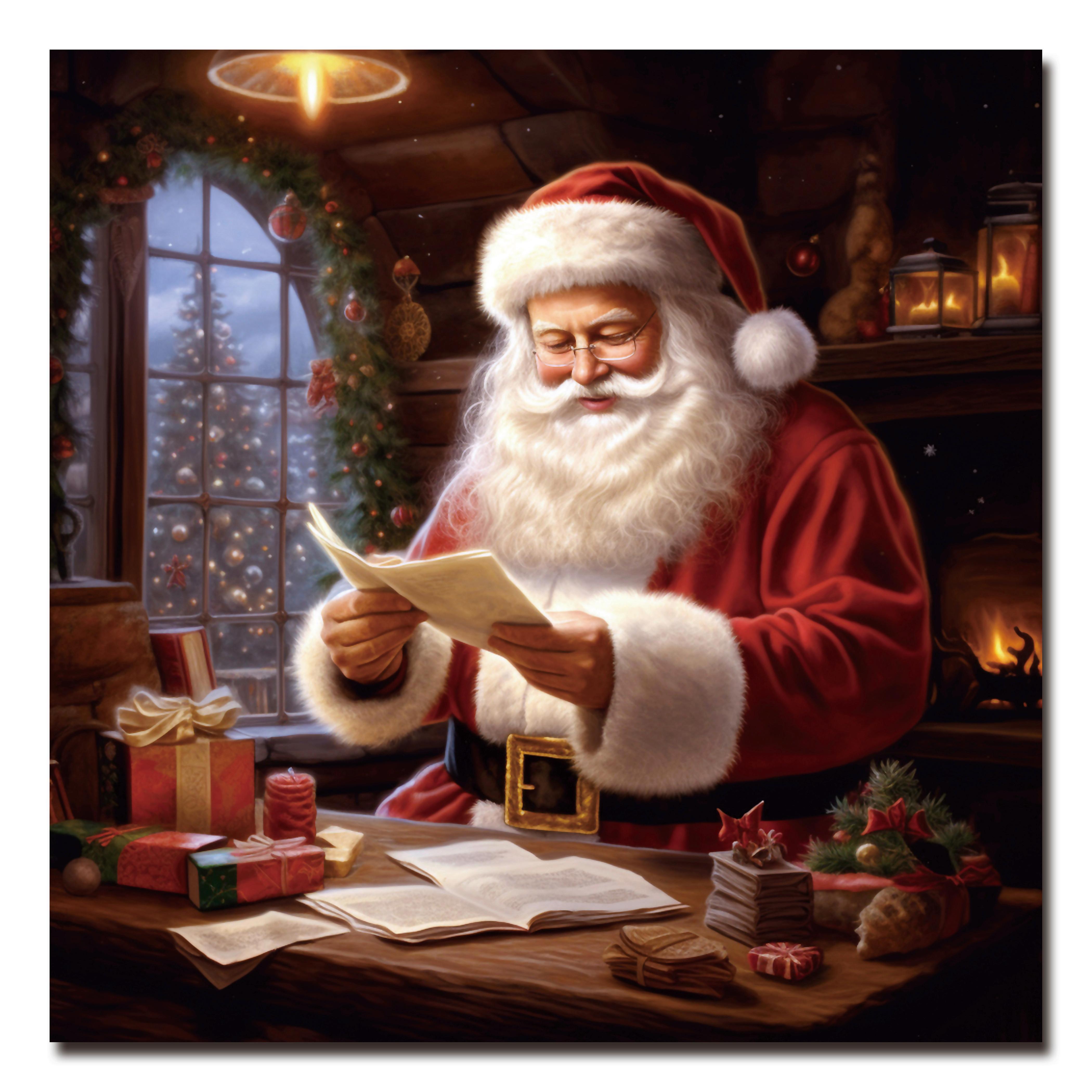 Leinwandbild Santa