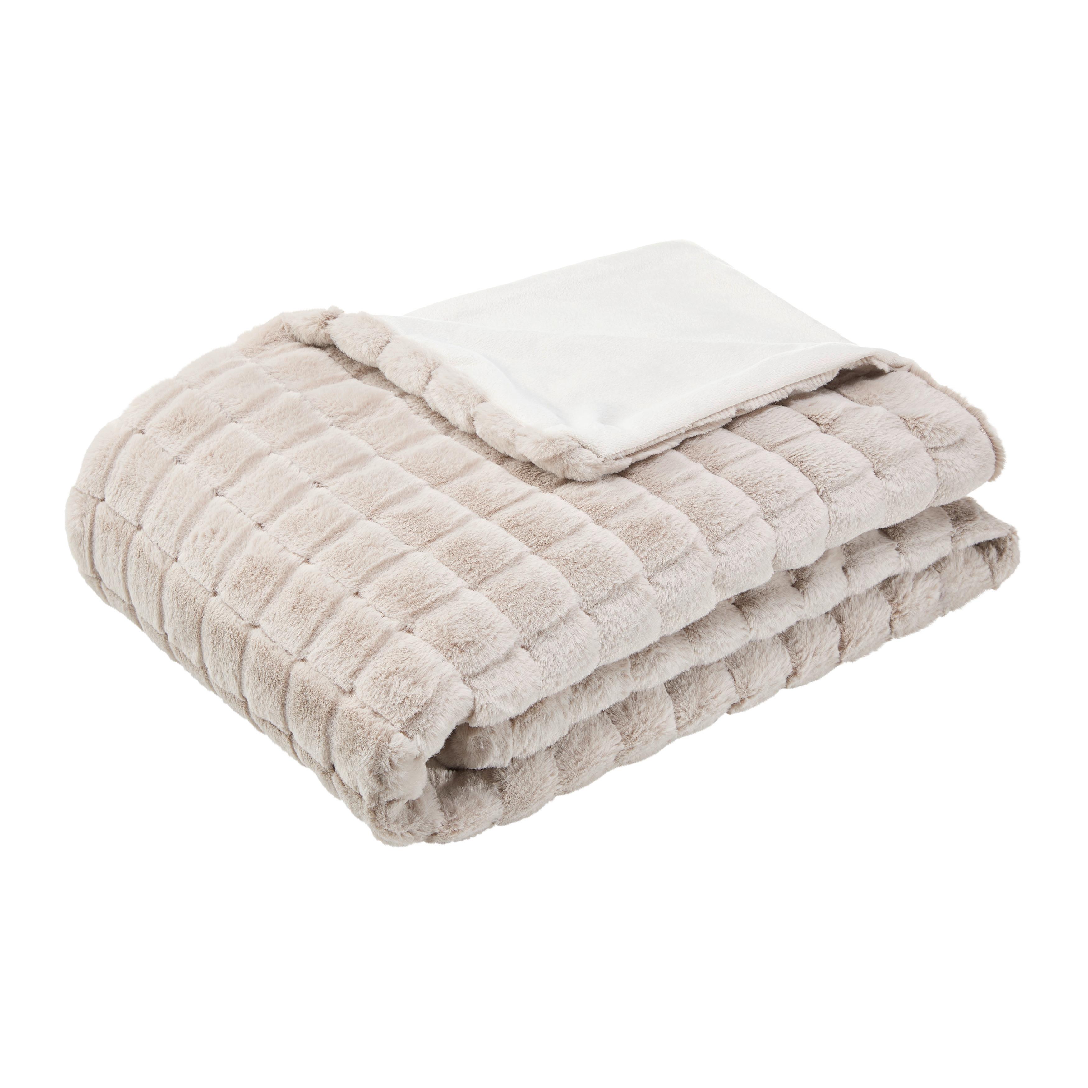 MÄKKÁ DEKA OLAV - béžová, textil (130/170cm) - Mömax