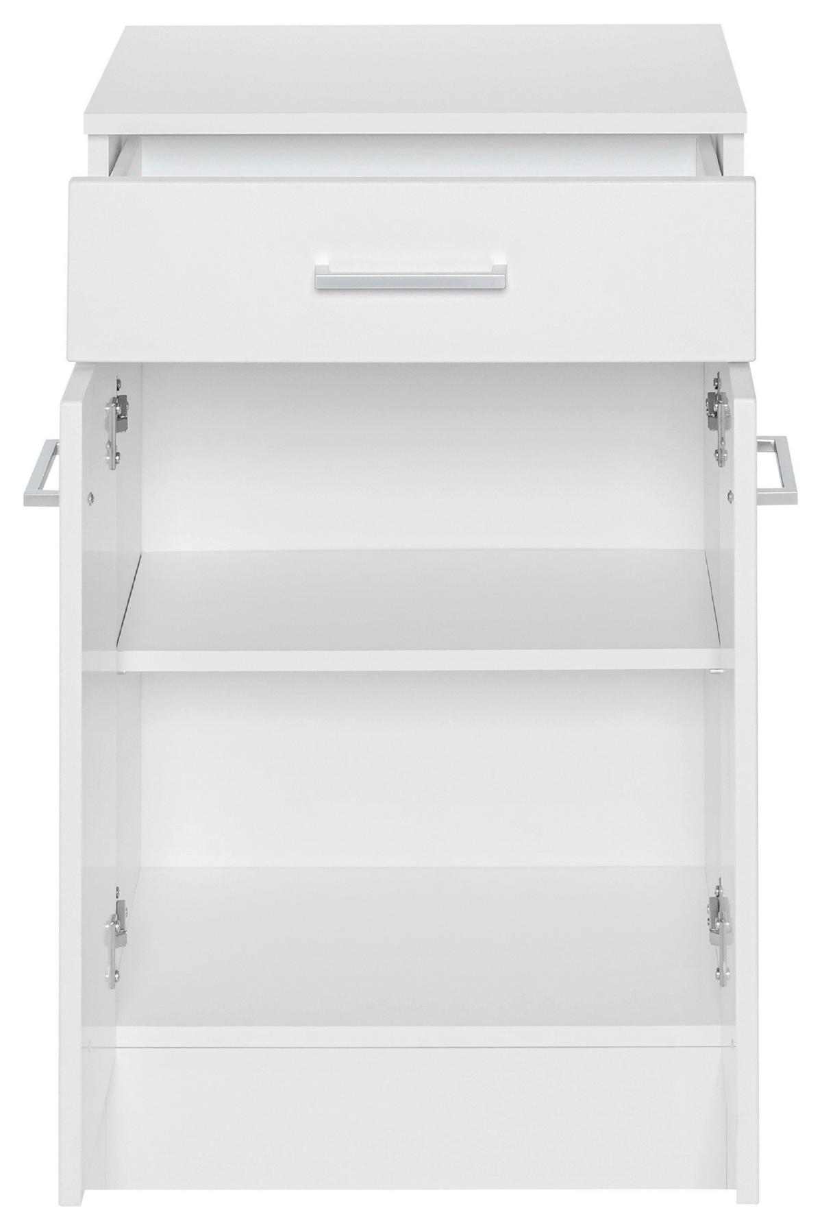 Badezimmer Unterschrank Riga Bxh 50/84 Weiß - Weiß, MODERN, Holzwerkstoff (50/84/35cm) - Held