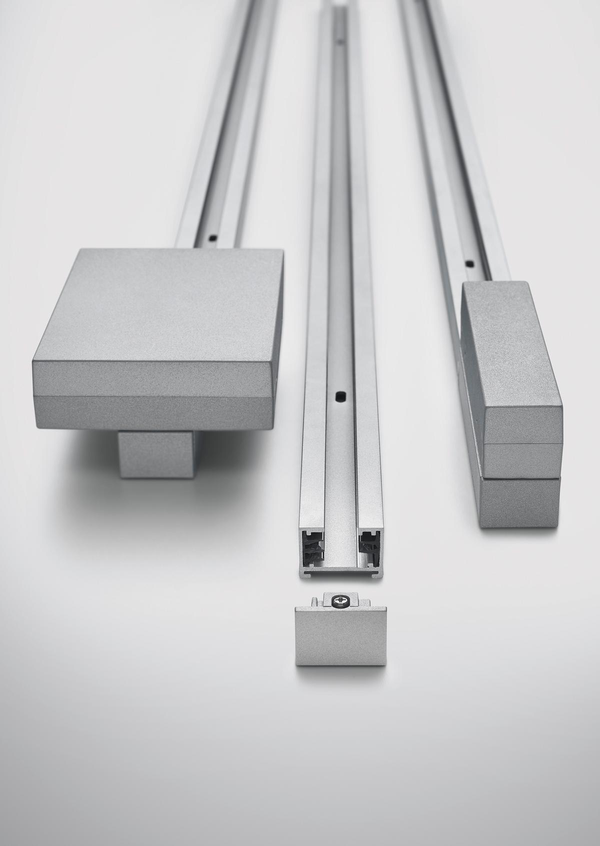 Schienensystem Duoline T- Verbinder 702387A Titanfarben - Titanfarben, Basics, Kunststoff (17/9/2cm) - Trio Leuchten