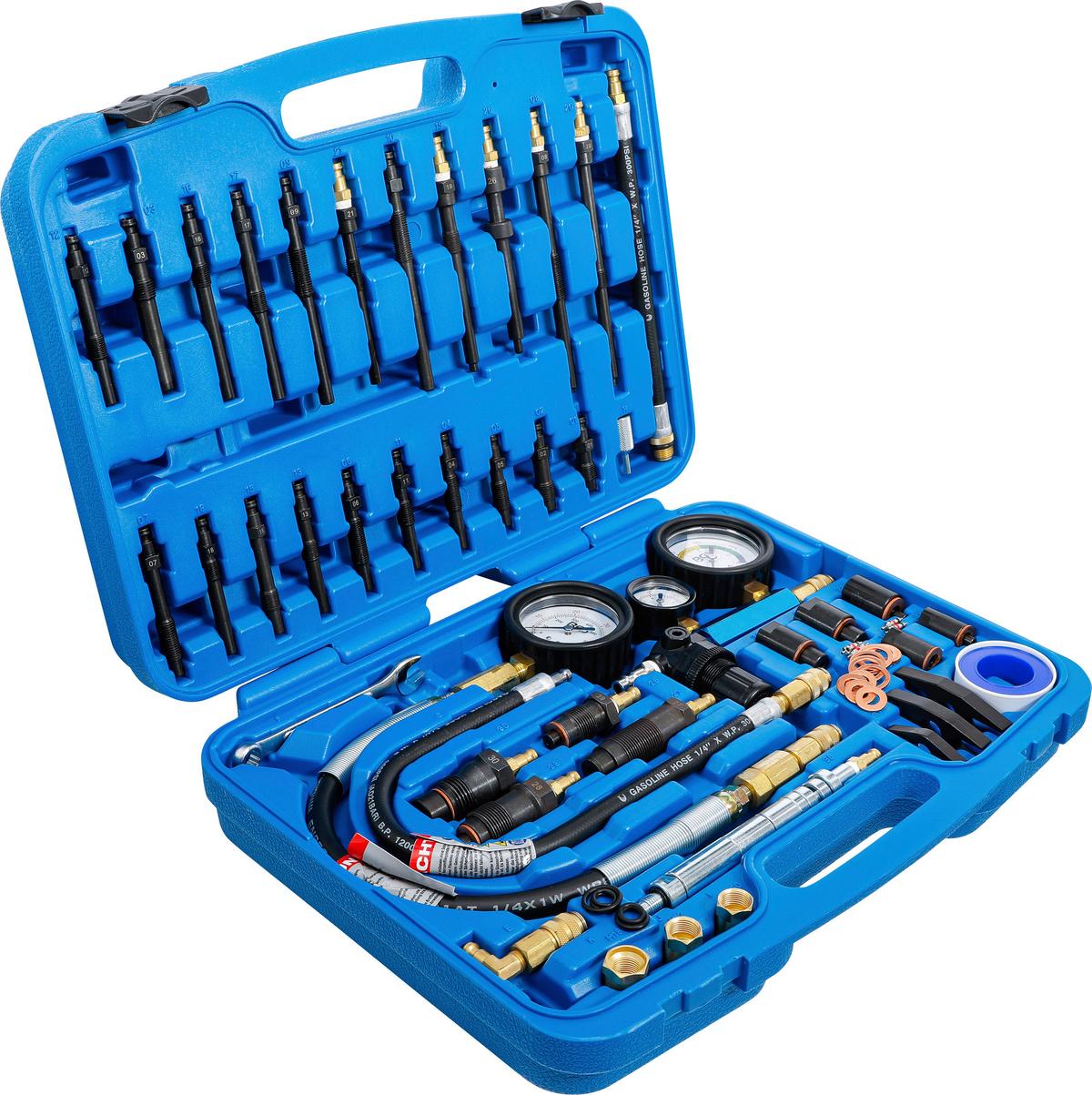 Kompressionstester-satz 8401 - Blau/Schwarz, Basics (42,3/32,5/10,5cm)