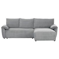 Ecksofa Cuty Grau S: 266x180 cm - Schwarz/Grau, KONVENTIONELL, Textil (266/180cm) - MID.YOU