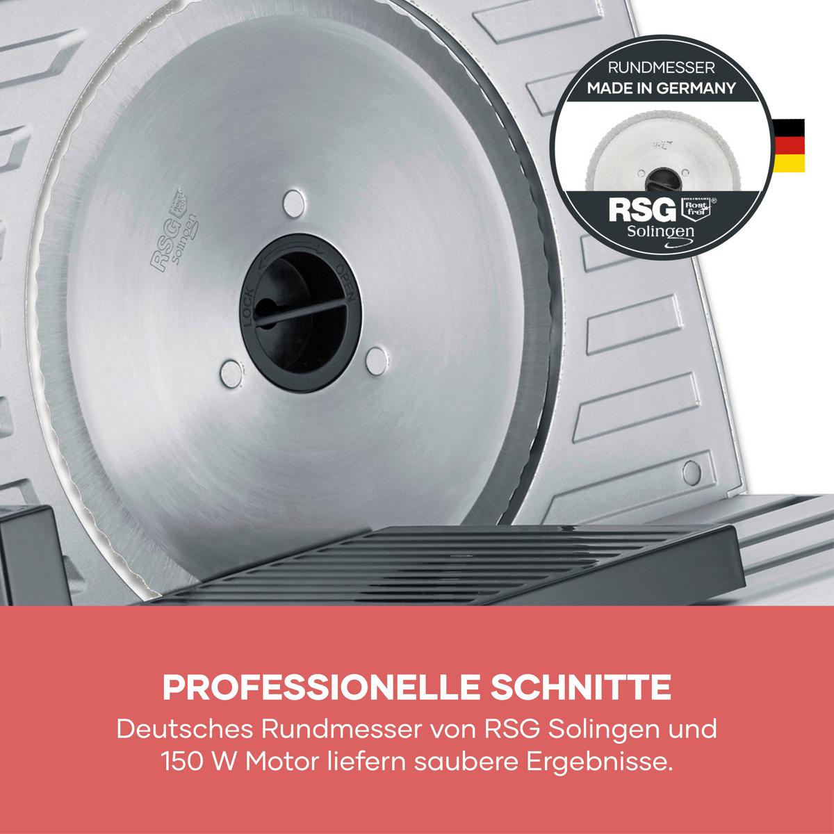Allesschneider BxHxT: ca. 36x24,5x23,4 cm - Edelstahlfarben, Basics, Kunststoff/Metall (36/24,5/23,4cm) - Silva Schneider