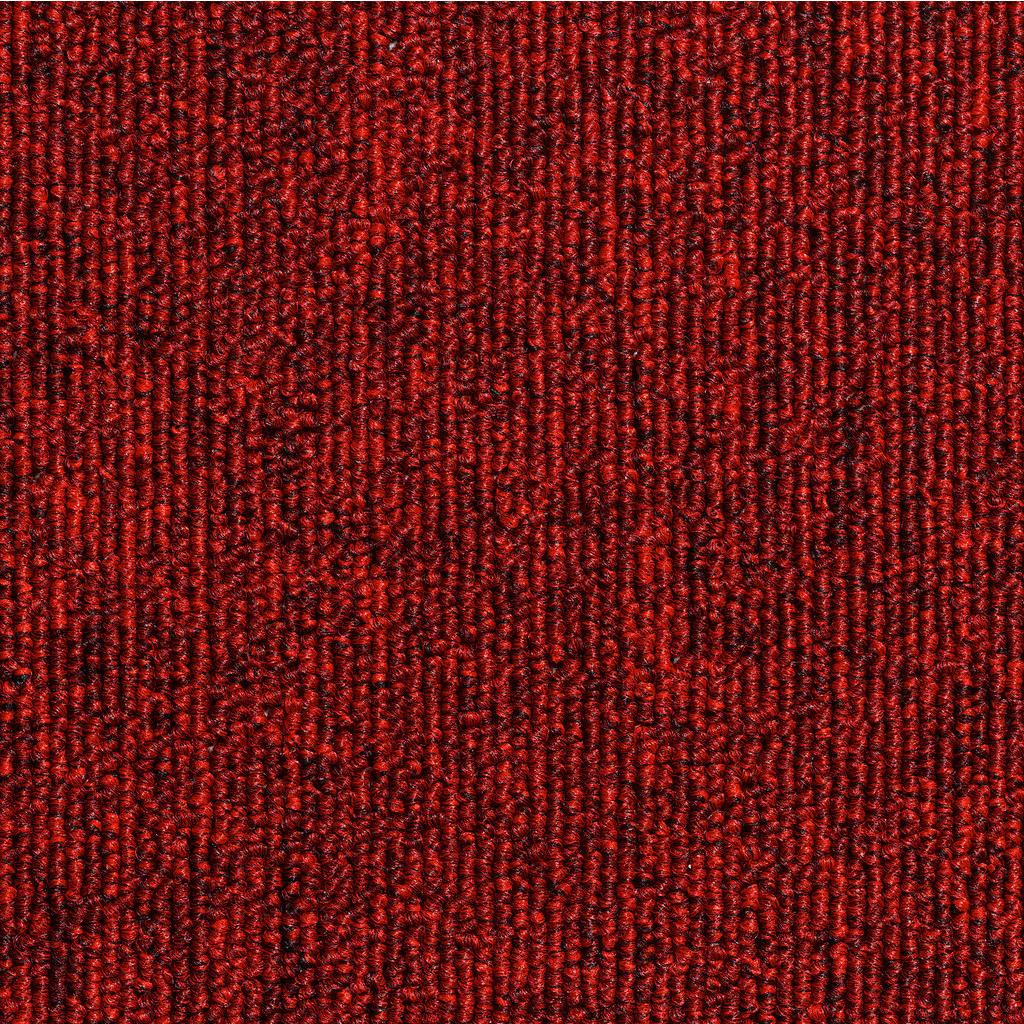 Teppichfliese Rot Astra 50x50 cm Florhöhe 3 mm