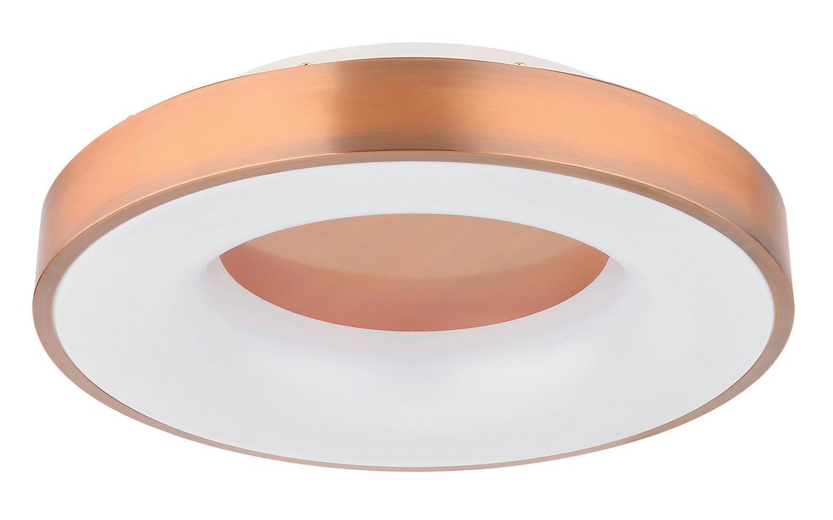 LED-Deckenleuchte 41758-30c Ø 40 cm - Opal/Weiß, Design, Kunststoff/Metall (40/10cm) - Globo