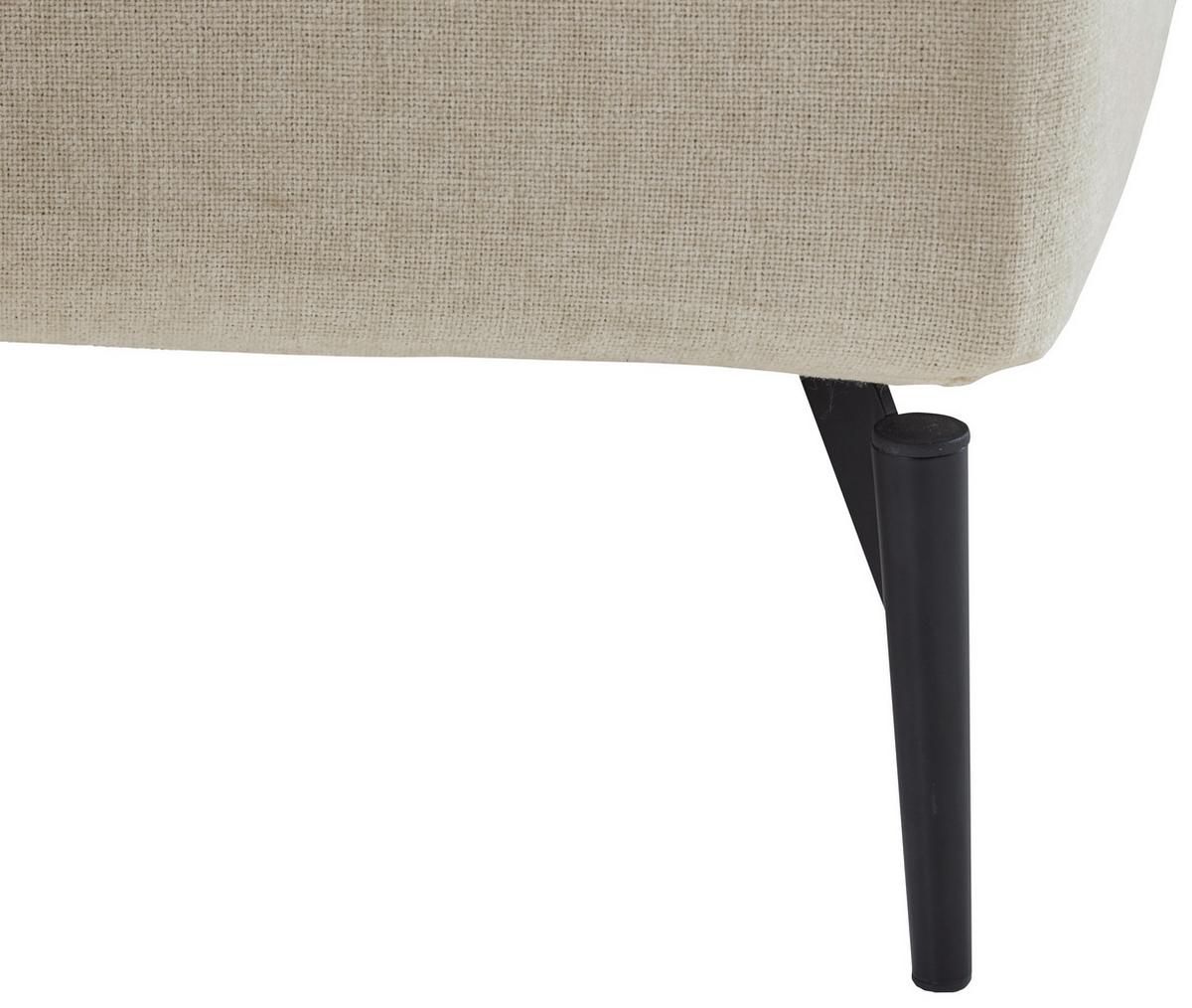 Polsterbett Infinity Liberty Creme 180x200cm - Creme/Schwarz, MODERN, Textil (180/200cm) - Livetastic