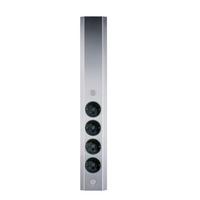 Steckdosenleiste Küche Wasa Xs Edelstahl 4-Fach Bxh: 10x46 Cm - Edelstahlfarben, MODERN, Metall (10/46/4,5cm) - HKT