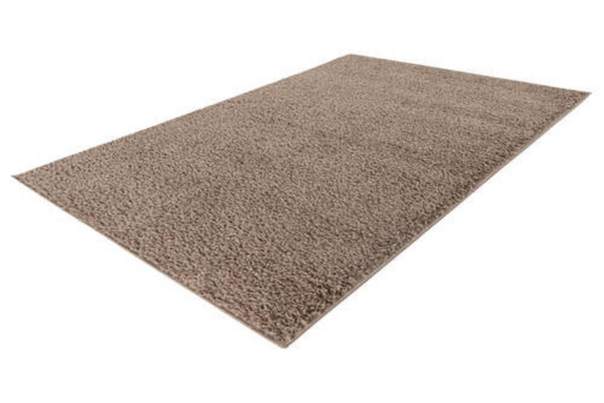 Hochflorteppich My Twist 215 - Taupe, Basics, Textil (80/150cm) - Obsession