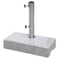 Schirmständer Granit für DM 2,5-4,8 cm - Hellgrau, MODERN, Stein (45/10/22cm) - Doppler