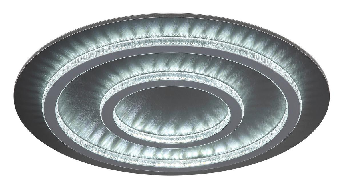 Led Mennyezeti Lámpa 48042-60a  Jayden - világosszürke/fekete, Design, műanyag/fém (55/6cm) - Globo