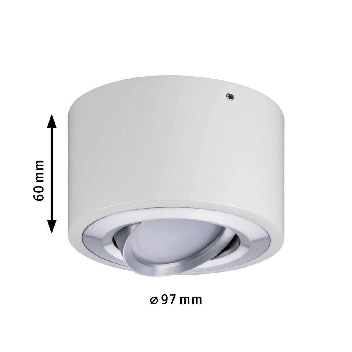 Strahler 1-Flammig Ø 9,7 cm - Alufarben, Basics, Metall (9,7/6cm) - Paulmann