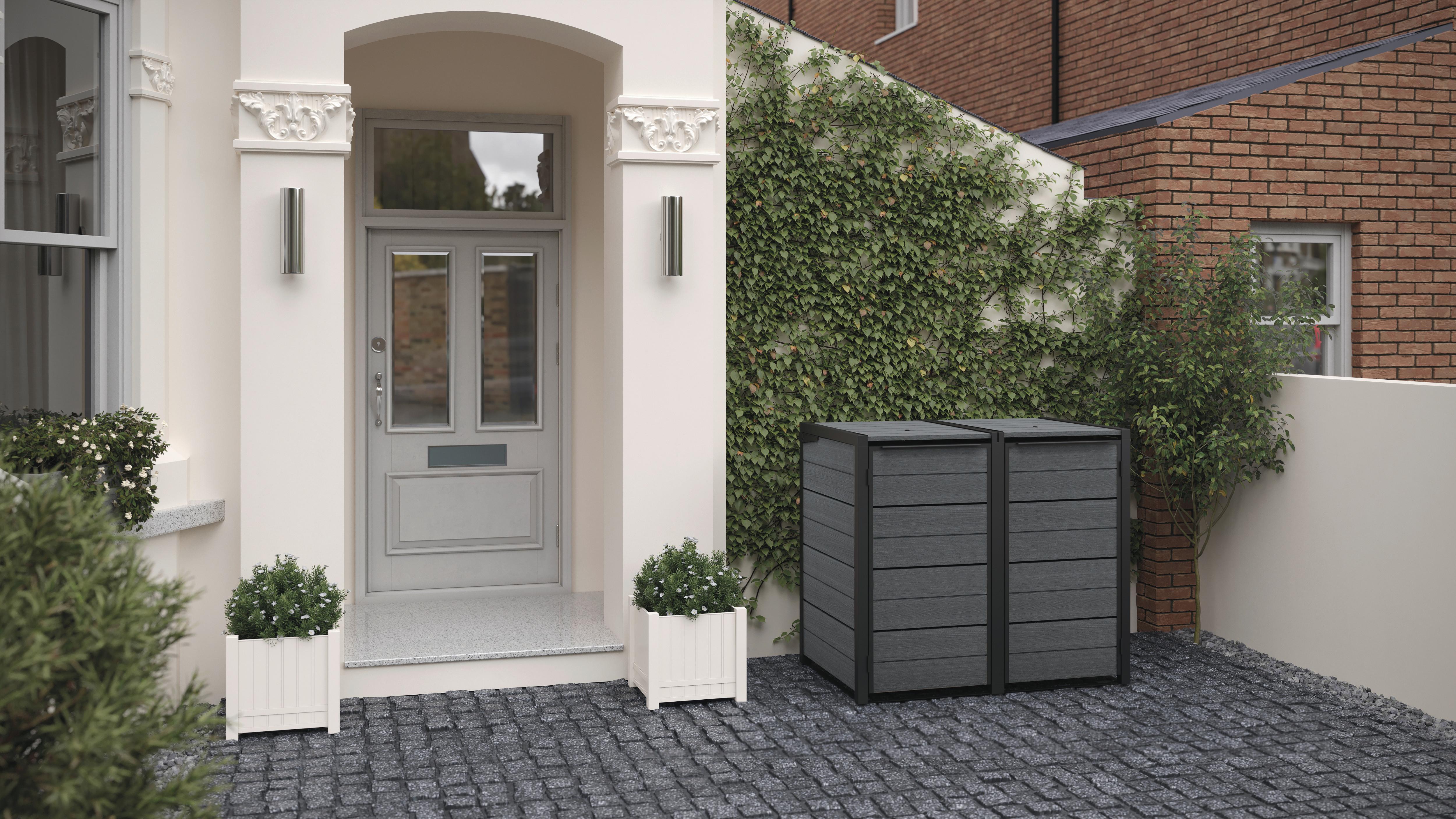 ÚLOŽNÝ BOX BIN STORAGE - šedá, Moderní, plast (138.1/84.3/121.2cm)