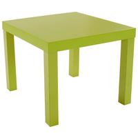 KONFERENČNÍ STOLEK NORA - zelená, Moderní, kompozitní dřevo (55/42/55cm)