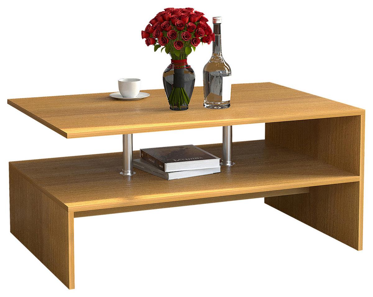 Couchtisch Maliso Buchefarben Dekor - Buchefarben, Design, Holzwerkstoff (90/60/42cm) - MID.YOU