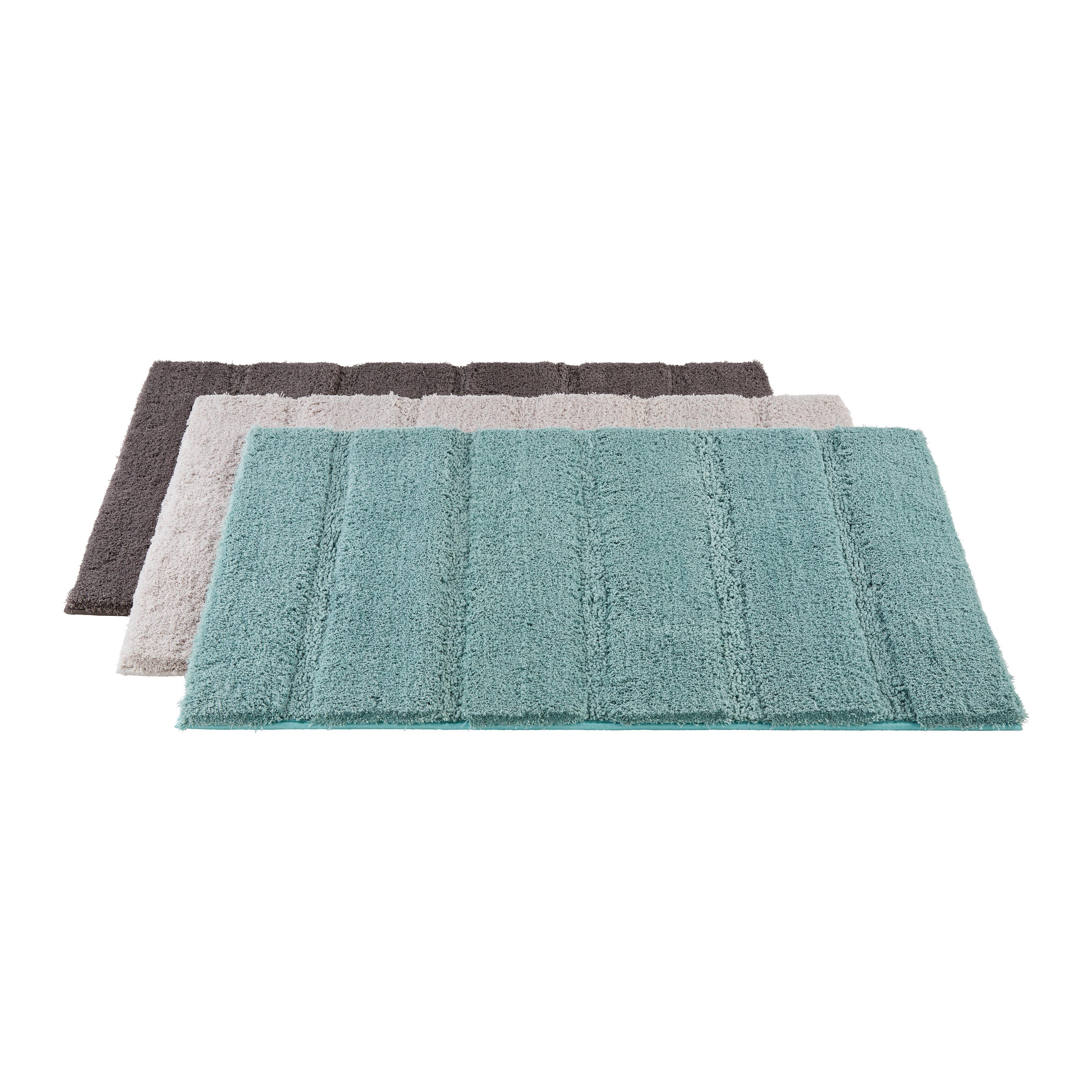Kúpeľňová predložka Stripe, 60/90cm, antracit - antracitová, Modern, textil (60/90cm) - Modern Living