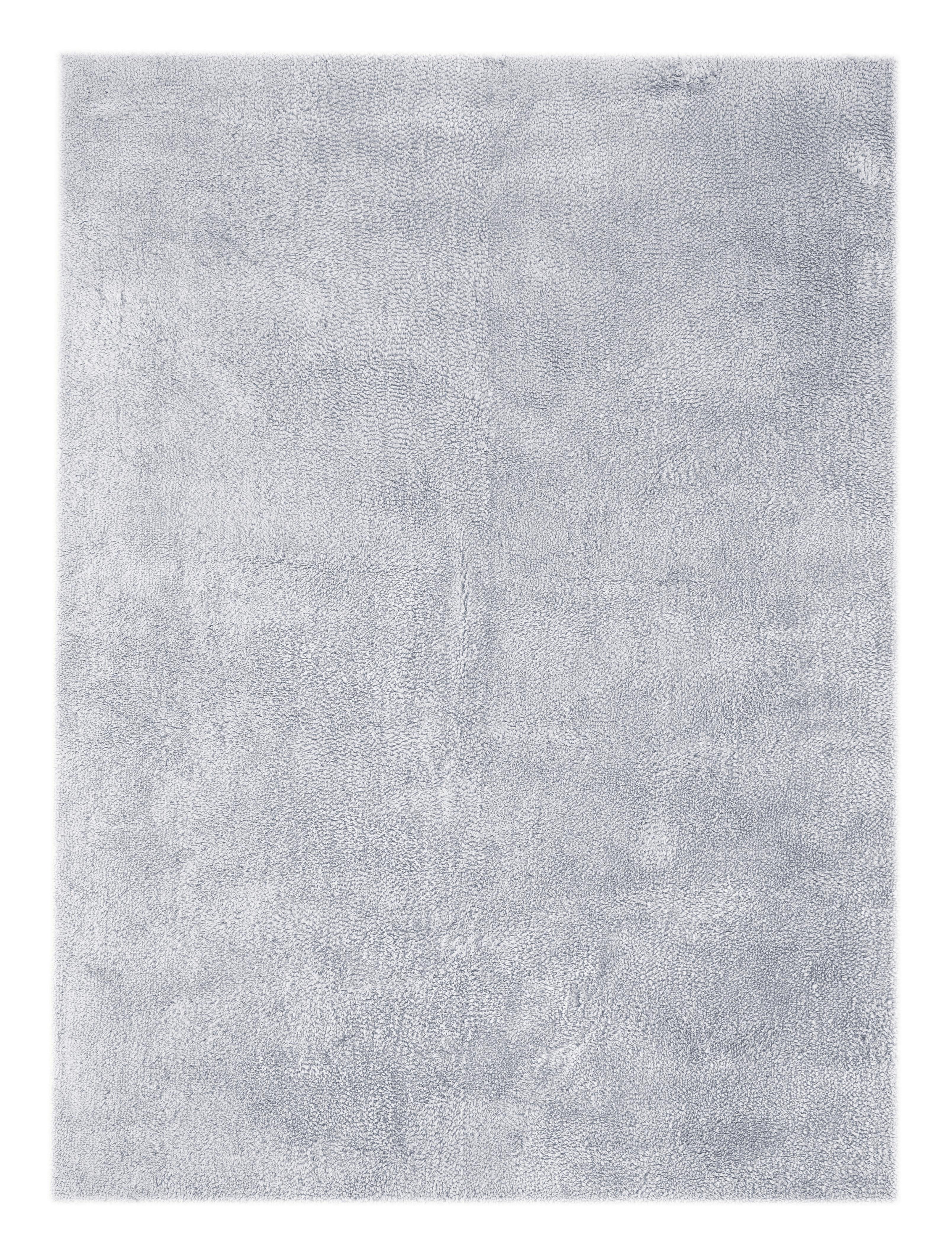 Hochflor Teppich Pastellblau Bali 200x290 cm
