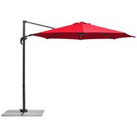 Ampelschirm Rhodos Junior BxHxT: 352x244x300 cm Rot - Anthrazit/Rot, Basics, Textil/Metall (352/244/300cm) - Schneider