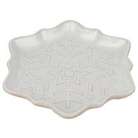 DEZERTNÍ TALÍŘEK CAITH - bílá, Romantický / Rustikální, keramika (25/3,2/22cm) - Mömax