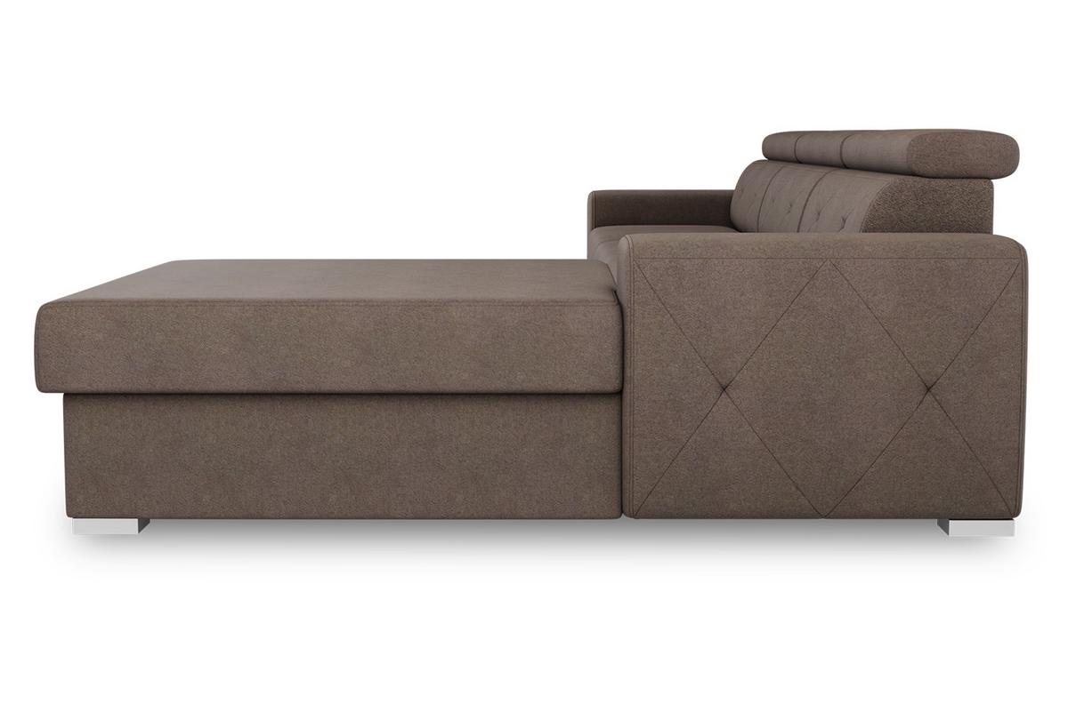 Eckschlafsofa Madison - Braun, Design, Textil (296/195cm) - MID.YOU