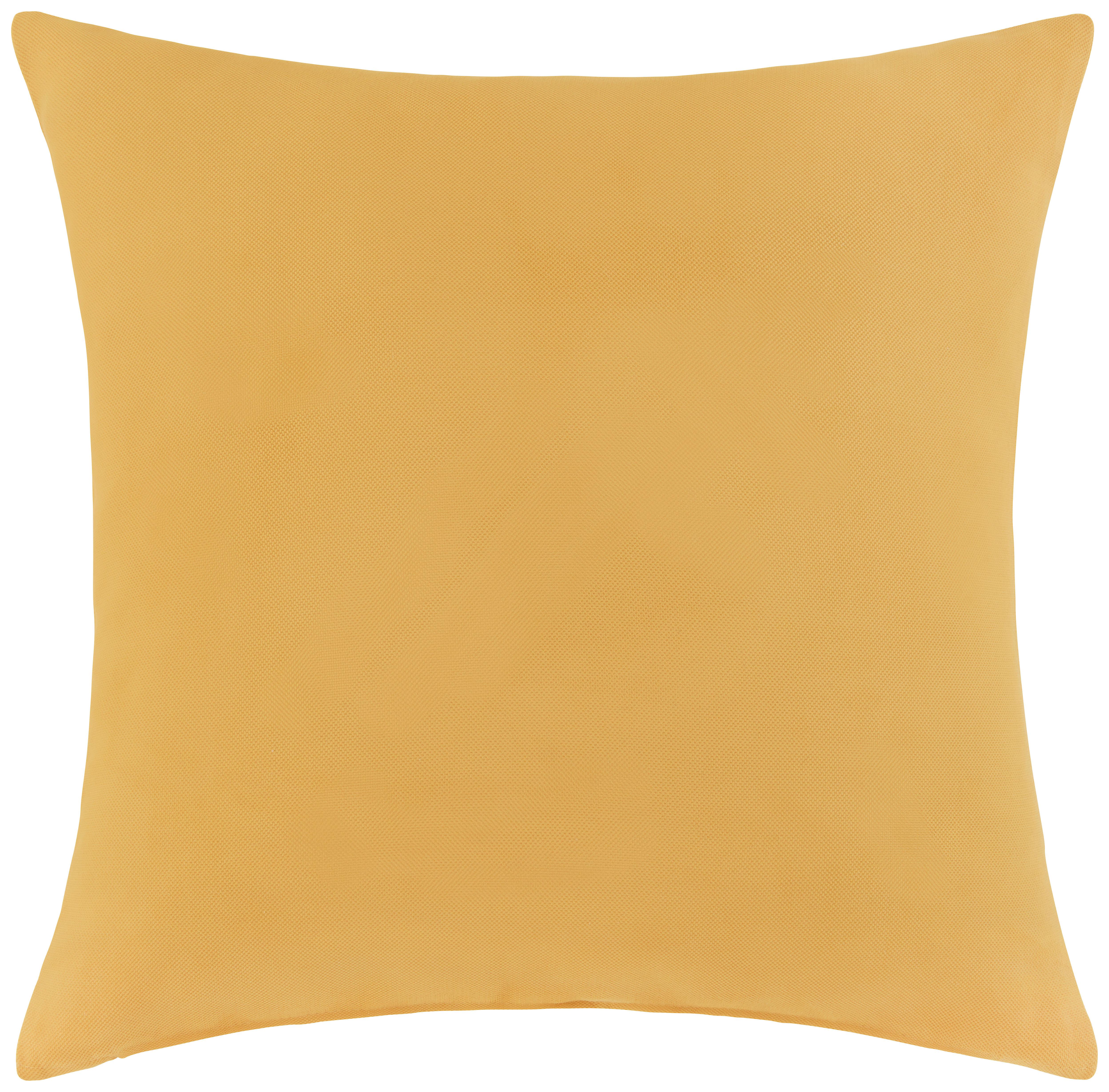 Dekoračný Vankúš Felix, 45/45cm, Žltá - žltá, Konvenčný, textil (45/45cm) - Modern Living