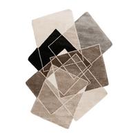 Flachwebeteppich My Frisco 287s - Taupe, Basics, Textil (160/230cm) - Obsession