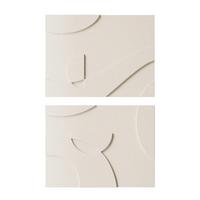 Akustický panel MILLA - béžová, textil (60/90cm) - Mömax