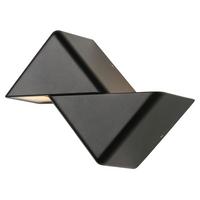 AUßENWANDLEUCHTE 22-32218 DRACAENA - Schwarz, Design, Metall (9/29/20.2cm)