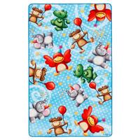 Kinderteppich Lk-4 67x125 - Multicolor/Hellblau, Trend, Textil (67/125cm)