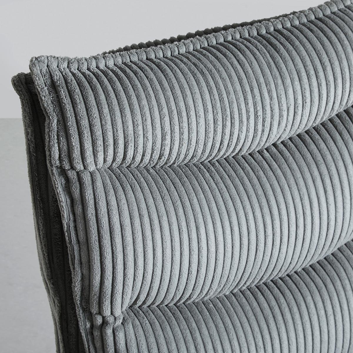 Otoční židle FINA šedá - šedá/tmavě šedá, Moderní, kov/dřevo (49/91/64cm) - Bessagi Home