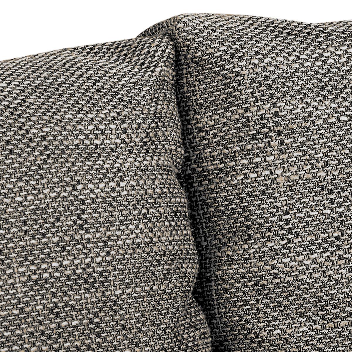 Ecksofa Acra Grau, Weiß B: 266x175 Cm - Chromfarben/Schwarz, Design, Textil (266/175cm) - Livetastic