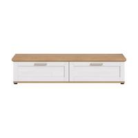 LOWBOARD Verona Lärchefarben B: 164cm - Lärchefarben/Schwarz, Design, Holzwerkstoff (164/37/40cm) - Livetastic