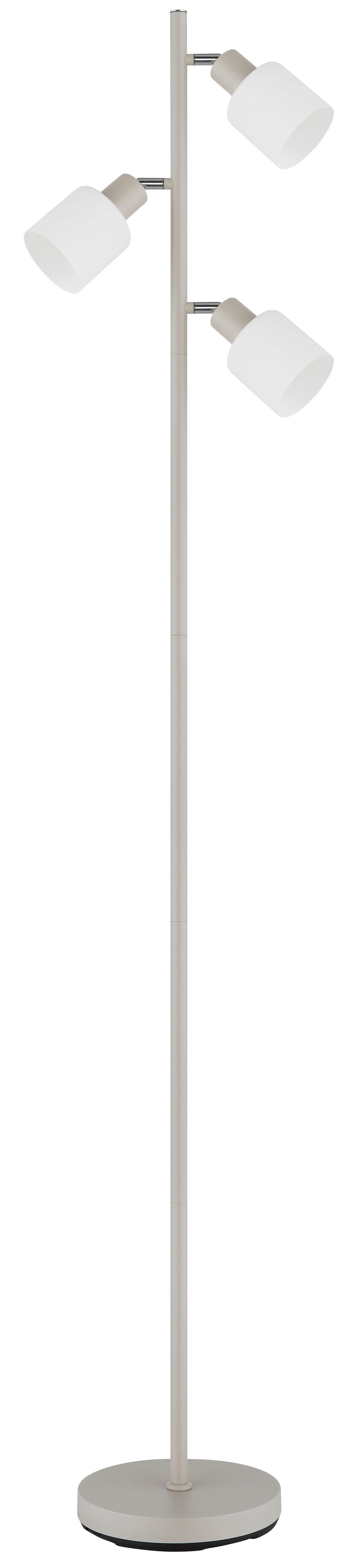 Állólámpa 54114-3s Nanda - barna/fekete, Design, üveg/fa (33/180cm) - Globo