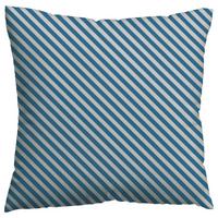 Kissenhülle Woven Satin Fade - Blau/Hellgrau, Basics, Textil (40/40cm) - Schlafgut