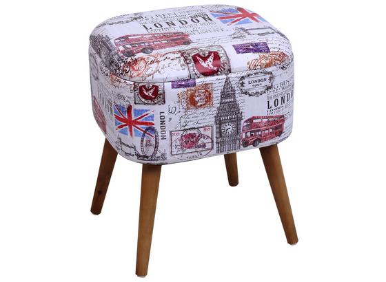 Taburetka London - Moderný, drevo/plast (37/34,5/46cm) Taburetka London - Moderný, drevo/plast (37/34,5/46cm)