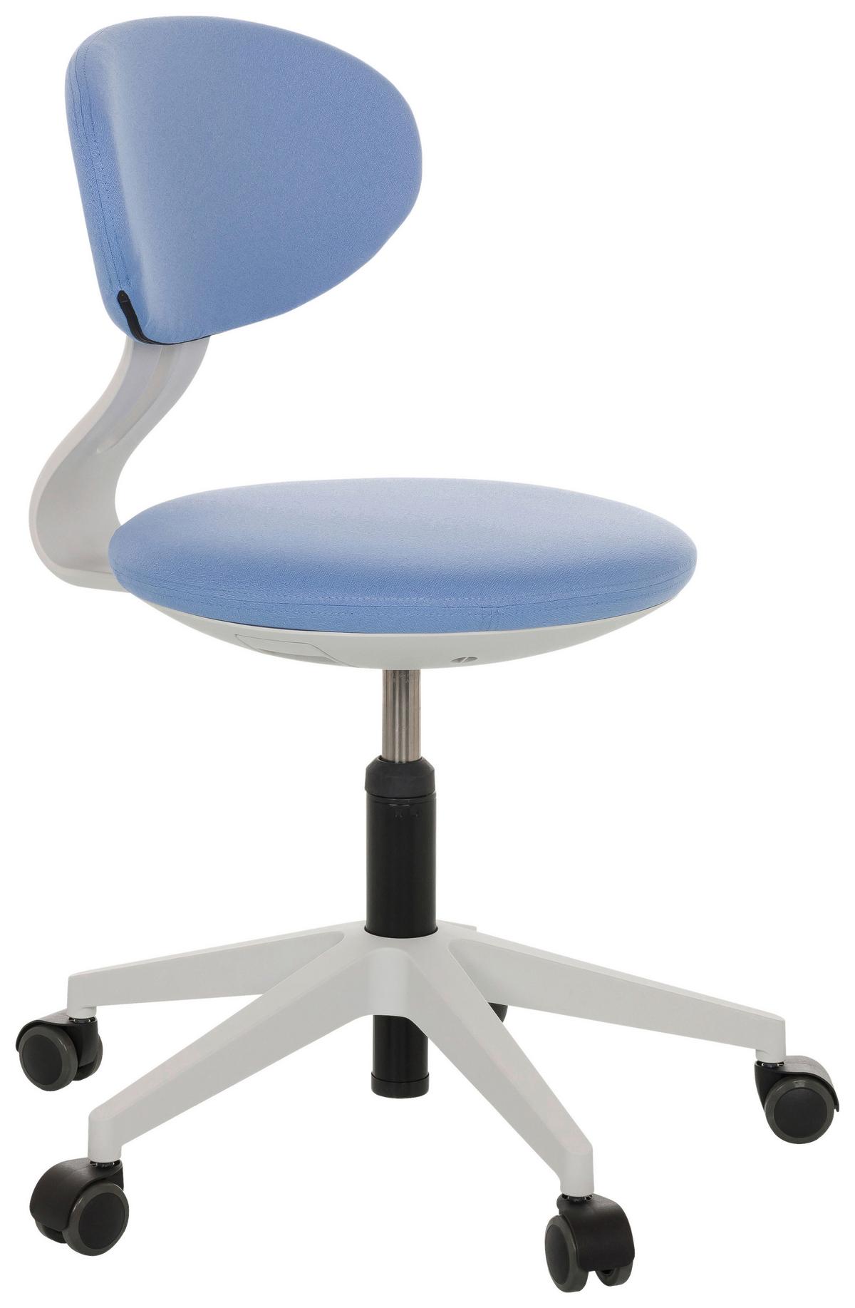Jugenddrehstuhl Minimovo - Blau/Grau, Basics, Kunststoff/Textil (42/66-87/52cm) - MID.YOU
