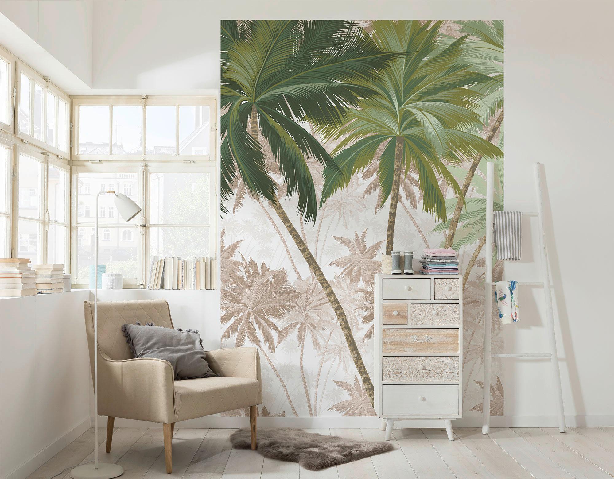 Fototapete Palmera - Braun/Grün, Trend (200/280cm)